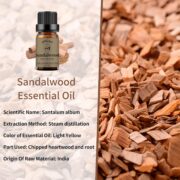 yethious Sandalwood Vetiver Essential Oil Set 100% Pure Organic Undiluted Aromatherapy Oils for Diffuser, Skin, Hair, Perfume, Soap, Candle Making 2 x 10ML - Image 3
