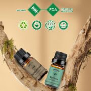 yethious Sandalwood Vetiver Essential Oil Set 100% Pure Organic Undiluted Aromatherapy Oils for Diffuser, Skin, Hair, Perfume, Soap, Candle Making 2 x 10ML - Image 6