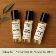 Velour Oils Oud Woods Perfume Oil | 2-Pack – Long Lasting Alcohol-Free Fragrance for Men | Warm, Woody & Sensual 10ml Roll-On - Image 4