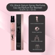 Yves Saint Laurent Black Opium Eau De Parfum Spray for Women .33 oz. - Image 3