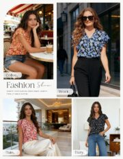 GRACE KARIN 2026 Boho Tops for Women Dressy Casual,Ruffle Sleeve Chiffon Blouses Work Shirts,V Neck Summer Fashion Clothes - Image 3