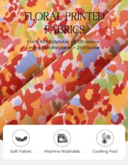 GRACE KARIN 2026 Boho Tops for Women Dressy Casual,Ruffle Sleeve Chiffon Blouses Work Shirts,V Neck Summer Fashion Clothes - Image 6