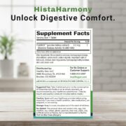 Healthy Gut HistaHarmony | Delayed Release DAO Enzyme Supplement | 30,000 HDU Diamine Oxidase Histamine Blocker | 60 Servings - Image 3