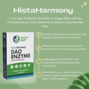 Healthy Gut HistaHarmony | Delayed Release DAO Enzyme Supplement | 30,000 HDU Diamine Oxidase Histamine Blocker | 60 Servings - Image 4