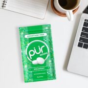 PUR Mints | Aspartame Free Breath Mints | Made with Xylitol | Sugar Free, Vegan, Gluten Free | Natural Spearmint Flavor | 65 Pieces in Re-Sealable pouch (Pack of 3) - Image 5