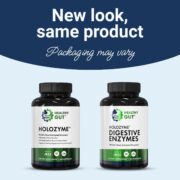 Healthy Gut HoloZyme Max Strength Digestive Enzymes | FODMAP-Friendly Formula Prevents Bloating, Gas, & Indigestion w/Protease, Amylase, Lipase, Lactase, and More | 90 Servings - Image 4