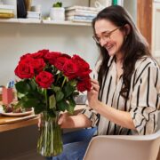 1800 Flowers – 12 Stem Red Roses (Bouquet Only) | Fresh Cut Spring Flowers for Delivery | Gift for Easter, Anniversary, Sympathy, and Special Occasions - Image 4