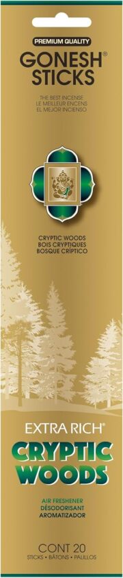 Gonesh Extra Rich Cryptic Woods Incense - Image 3