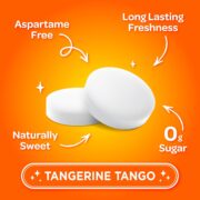 PUR Mints | Aspartame Free Breath Mints | Made with Xylitol | Sugar Free, Vegan, Gluten Free | Natural Tangerine Tango Flavor | 65 Pieces in Re-Sealable pouch (Pack of 1) - Image 4