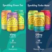 Unsweetened Sparkling Green Tea by Tama Tea - Organic Iced Green Tea Variety Pack, Zero Calories & Zero Carbs | 45mg Caffeine, No Artificial Ingredients, 12 oz (12-Pack) - Image 6