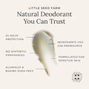 Little Seed Farm - Deodorant Cream Samples, 8 Pack - All Scents - Image 3