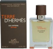 Terre D'Hermes Eau de Intense Vetiver by Hermes for Men 1.6 oz Eau de Parfum Spray - Image 4
