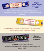 Nag Champa Incense Sticks Variety- Pack (12 Incenses, 140+ Sticks) - Image 3