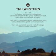 Tru Western Yellowstone Ride Men’s Handcrafted Cologne Spray for Men, Raw Bergamot, Smoked Whiskey, Charred Vanilla & Rough‑Cut Tobacco, 3.4 fl oz (100 ml) - Image 7