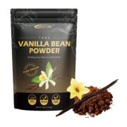 ORGFUN Vanilla Bean Powder 3.53 Oz, Native Ground Madagascar Vanilla Powder Pure Natural No Fillers or Additives Great for Baking, Desserts, Coffee Vegan Gluten Free 100G - Image 3