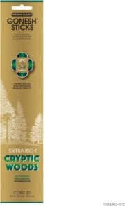 Gonesh Extra Rich Cryptic Woods Incense - Image 2