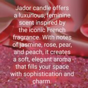 Scented Candle J'Adore - Our Perfume Inspired Version, Elegant Womens Fragrances, Gifts for Women, Home Luxury Scents, Organic Coconut Wax Candles, Clean 50 Hr Burn, USA - Image 2
