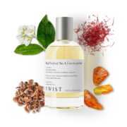 Twist - Red Velvet No. 4 - Eau De Parfum Inspired by MFK Baccarat Rouge 540, Long-Lasting Perfume For Women & Men, Amber & Saffron, Vegan, Clean Ingredients, Unisex - Spray 100 ml | 3.4 fl. oz. - Image 2