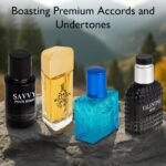 Signature Scent 4-Piece Mini Fragrance Set for Men Includes Savvy/1 Billion/Verse/Valentine Collection of Woody, Spicy, Citrus & Aromatic Fragrance Non-Irritating Ingredient Each One in 30ml Bottle - Image 4