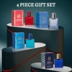 NovoGlow Verse Mini 4-Piece Fragrance Gift Set for Men - Aromatic, Floral, Oriental & Woody Notes - Individually Boxed - Travel Size - 25ml Eau De Parfum - Image 6