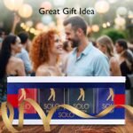 NovoGlow Solo 4-Piece Mini Fragrance Set for Men EDP - Solo Red, Blue, Black & Green - Combination of Woody, Citrus & Spicy Scents - Suitable For All Skin Types - Free of Paraben Each in 30ml Bottle - Image 7