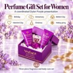Versace Dylan Purple for Women 3 Piece Set Includes: 0.17 oz Eau de Parfum + 0.8 oz Perfumed Bath Shower Gel + 0.8 oz Perfumed Body Lotion - Image 3