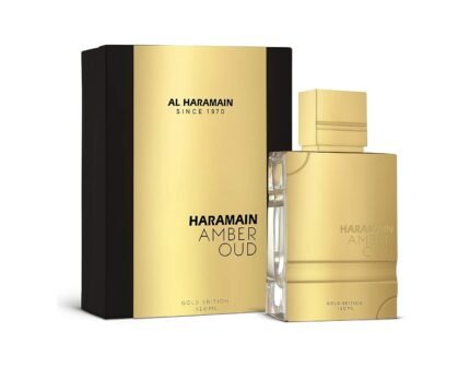 Al Haramain Amber Oud Gold Edition Eau De Parfum Spray 120ml (4 oz) – Unisex Arabian Perfume for Women & Men, Long-Lasting Amber Cologne with Refreshing & Sweet Fragrance