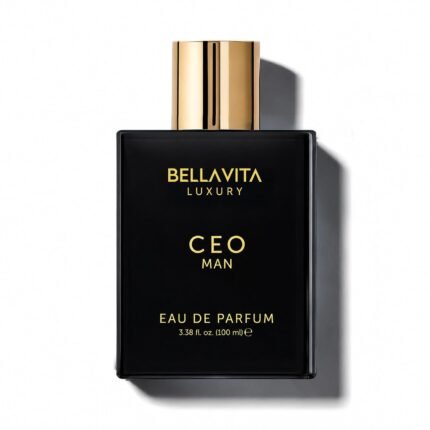 Bellavita Luxury CEO MAN Eau de Parfum | 100 ml (3.4 fl.oz.) | Perfume for Men | Mandarin, Lemon, Lavender, and Vetiver Notes | Long Lasting Men’s Fragrance