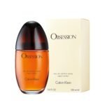Calvin Klein Obsession Eau de Parfum – Ambery Women's Perfume – With Notes of Mandarin, Bergamot, Jasmine & Patchouli – Long Lasting Fragrance - Image 2