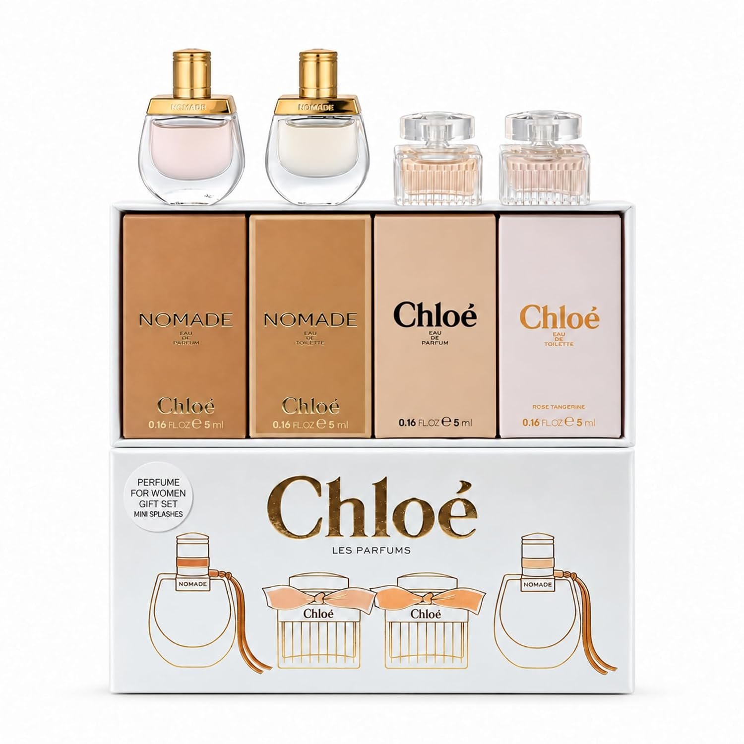 Chloe Perfume for Women Mini Variety Gift Set – 4-Piece Splash Collection Chloe Perfume for Women Mini Variety Gift Set – 4-Piece Splash Collection