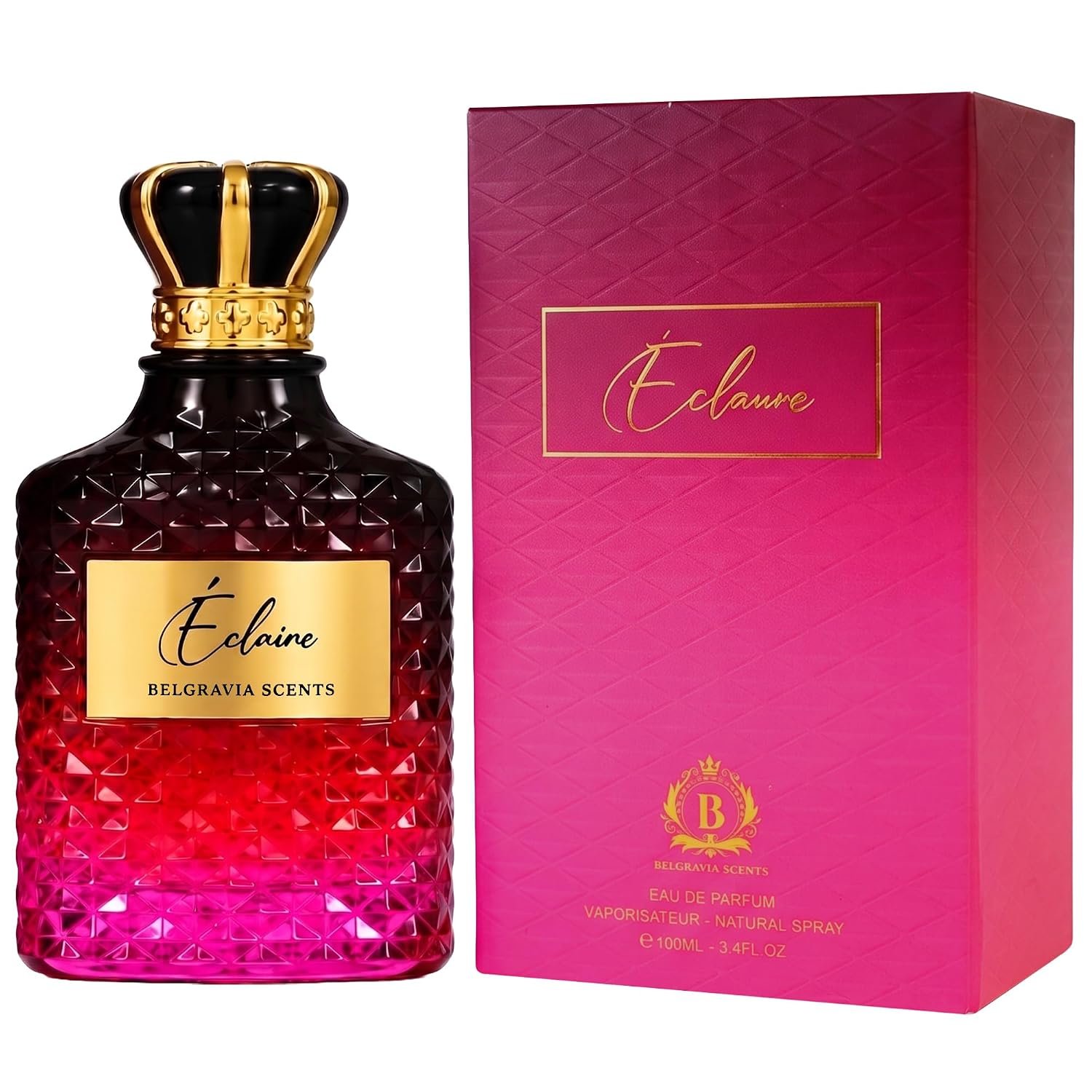 Eclaure Eau De Parfum 100ml (3.4 oz) – Long-Lasting Fragrance For Women Premium Oil-Based Saffron Cologne With Bourbon Vanilla Luxury Arabian Perfume EDP Eclaure Eau De Parfum 100ml (3.4 oz) – Long-Lasting Fragrance For Women Premium Oil-Based Saffron Cologne With Bourbon Vanilla Luxury Arabian Perfume EDP