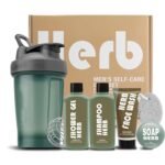 Gifts For Men 6 Pcs Herbal Mens Gift Set, Birthday Gift Set for Men