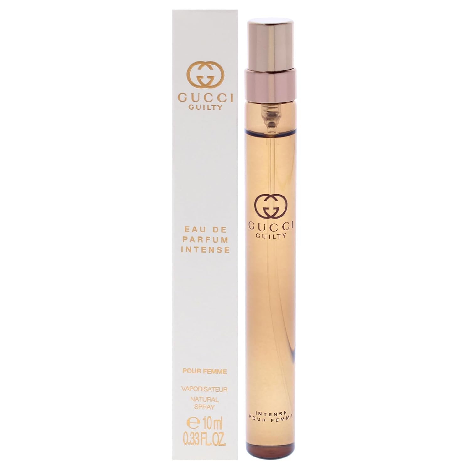 Gucci Guilty Pour Femme Intense Perfume for Women Mini EDP Travel Spray 0.33 Ounce Gucci Guilty Pour Femme Intense Perfume for Women Mini EDP Travel Spray 0.33 Ounce