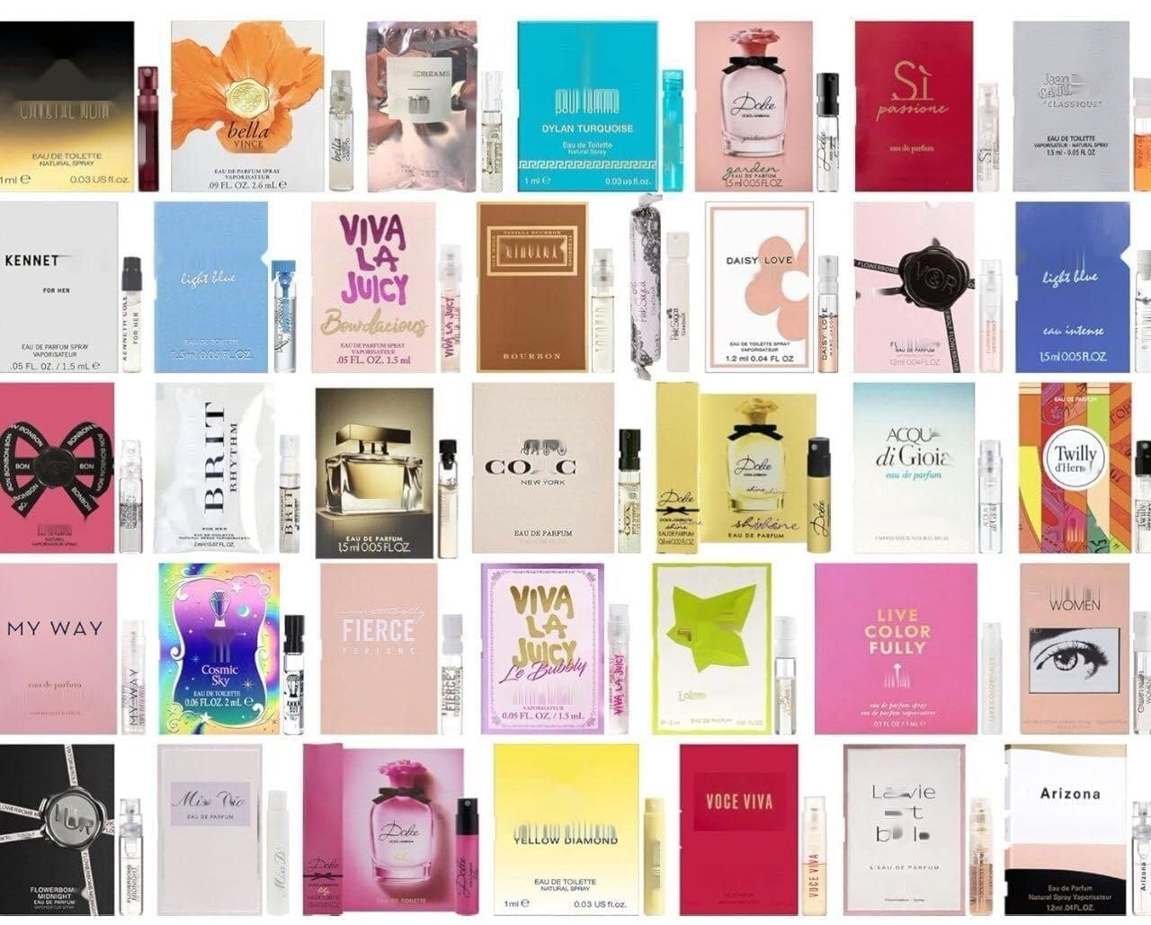 JRoBeauty Perfume High End Fragrance Samples Set for Women – (Pack of 12 Sample Vials) JRoBeauty Perfume High End Fragrance Samples Set for Women – (Pack of 12 Sample Vials)