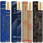 MZANK Cologne for Men, 4 Pack Perfume for Him, Mens Cologne Sampler Sets, Travel Size Perfume, Eau de Toilette, Body Spray Long Lasting Gifts for Him Birthday Anniversary Valentines Christmas