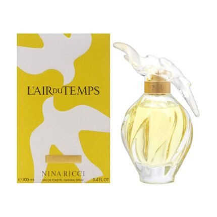 Nina Ricci L’Air Du Temps Perfume For Women – Amber Floral Fragrance Mist – Opens With Notes Of Spices And Peach – Blended With Brazilian Rosewood And Neroli – Eau De Parfum Scent Spray – 3.4 Oz