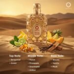 Orientica Luxury Royal Amber 2.7oz/80ml Eau De Parfum – Fruity Notes of Vanilla, Bergamot, Pineapple, Amber Oud Arabic Perfumes for Women & Men - Perfumes Arabes de Mujer y Hombres - Image 2