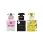 Versace Perfume for Women Variety 3-Piece Mini Gift Set – Yellow Diamond, Crystal Noir, Bright Crystal