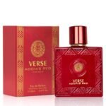 Verse Adonis Red for Men – 100ml Eau De Parfum Spray – Fruity Warm & Floral Fragrance Smell Fresh All Day Long Lasting Includes NovoGlow Carrying Pouch Gift for All Occasions