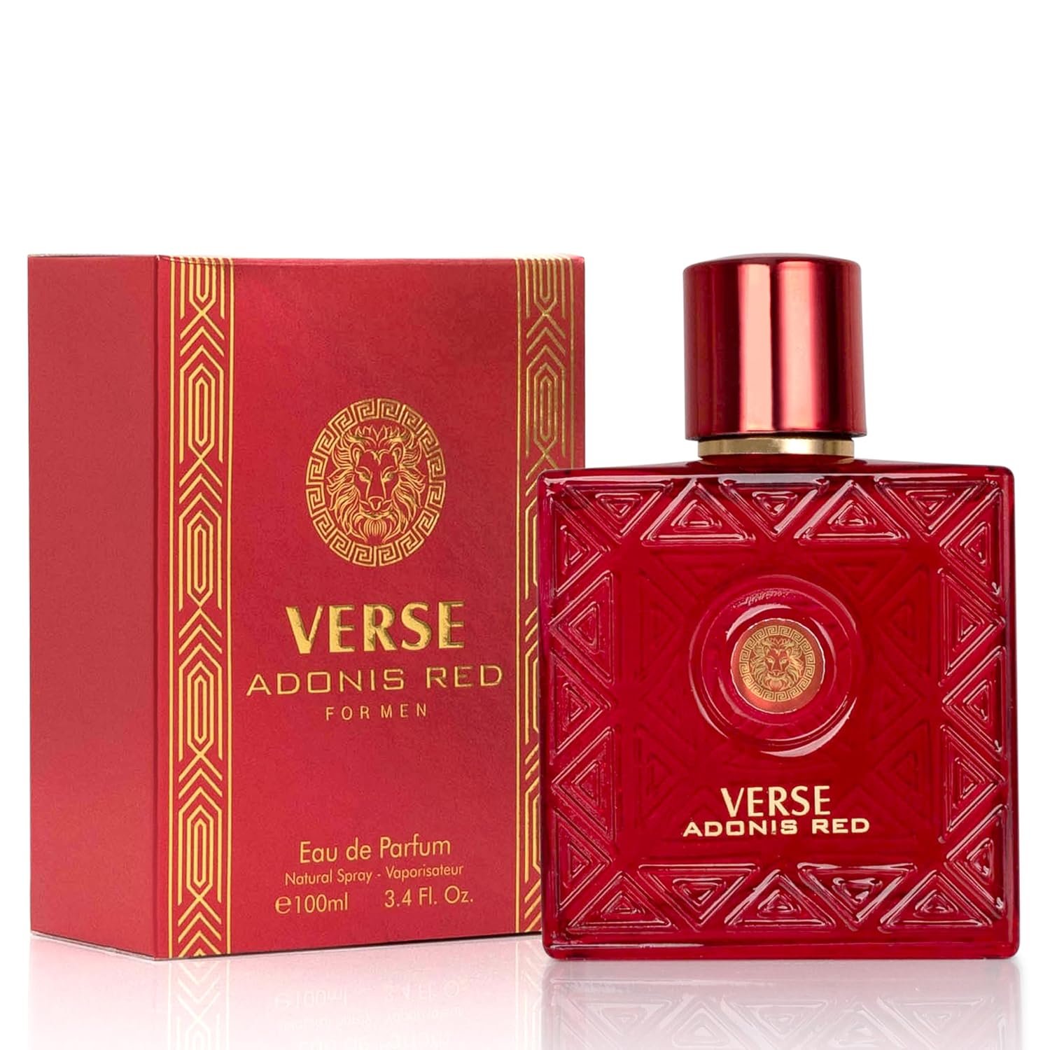 Verse Adonis Red for Men – 100ml Eau De Parfum Spray – Fruity Warm & Floral Fragrance Smell Fresh All Day Long Lasting Includes NovoGlow Carrying Pouch Gift for All Occasions Verse Adonis Red for Men – 100ml Eau De Parfum Spray – Fruity Warm & Floral Fragrance Smell Fresh All Day Long Lasting Includes NovoGlow Carrying Pouch Gift for All Occasions
