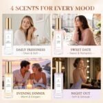 Women's Perfume Gift Set, 4x20ml Long-Lasting Mini Fragrance for Her & Moms - Image 4
