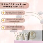 Versace Eros Pour Femme Perfume for Women Travel Mini Gift Set- EDP, Shower Gel, Body Lotion - Image 5