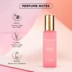 Bellavita Luxury ROSE Eau de Parfum | 20 ml (0.7 fl.oz.) | Travel Size Perfume for Women | Fresh, Floral Peach, Jasmine, and Ambery Musk Notes | Long Lasting Women's Fragrance - Image 3