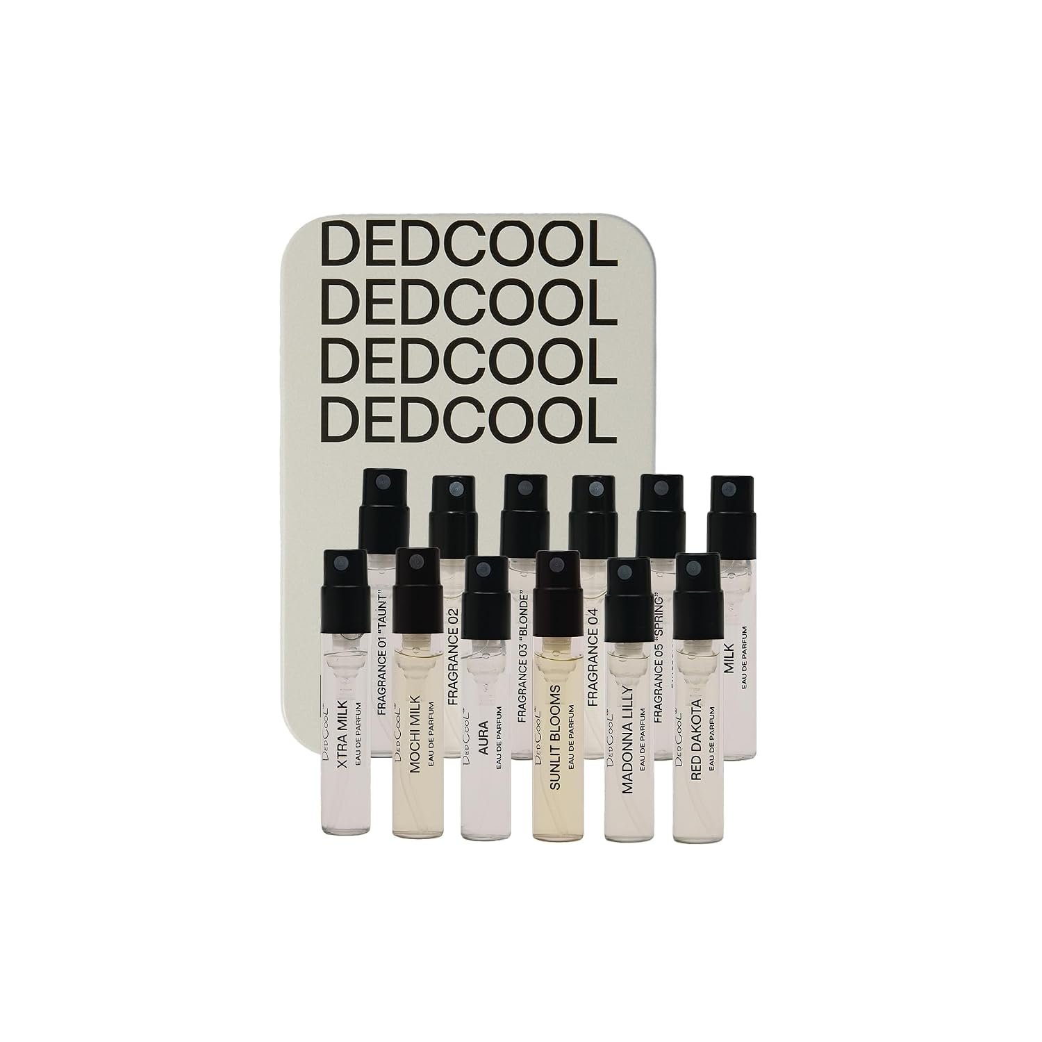 DedCool, Fragrance Discovery Set, 12 Eau de Parfums, Travel Size DedCool, Fragrance Discovery Set, 12 Eau de Parfums, Travel Size