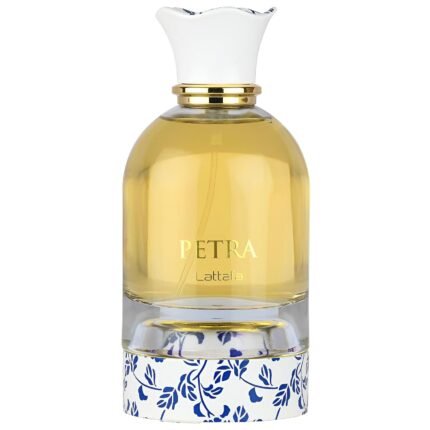 Lattafa Petra – Fruity, Gourmand, Floral, Musky – Eau de Parfum Long-Lasting Fragrance for Unisex, 3.4 Ounce / 100 ml