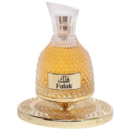Nusuk Falak Extrait De Parfum Unisex Long Lasting Perfume Caramel, Vanilla & Praline Fragrance Warm Gourmand Scent Elegant Spray Glass Bottle 100ml